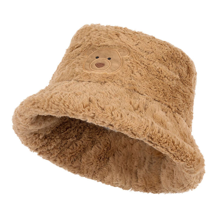 Jellycat Bartholomew Bear Fluffleshade Hat L/XL, schuin vooraanzicht