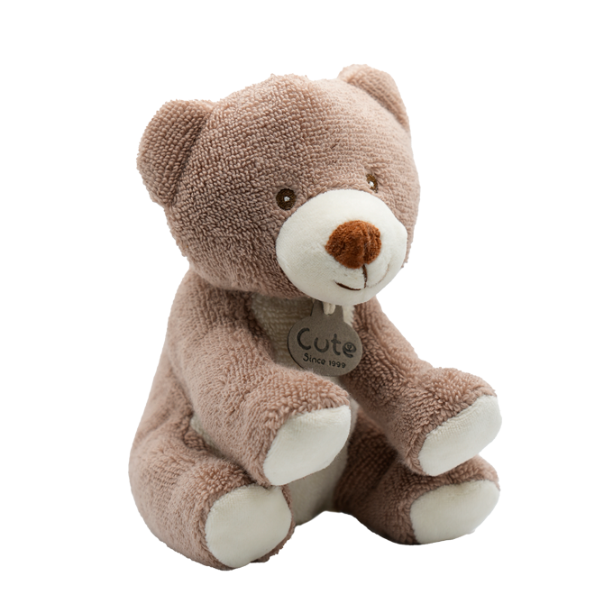 Cute by Felix knuffel Buddy de beer met biologisch katoen, vooraanzicht