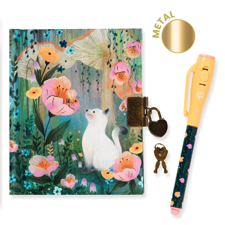 Djeco | Diary with Invisible Ink Pen | 13.5 cm | Kendra | 8+
