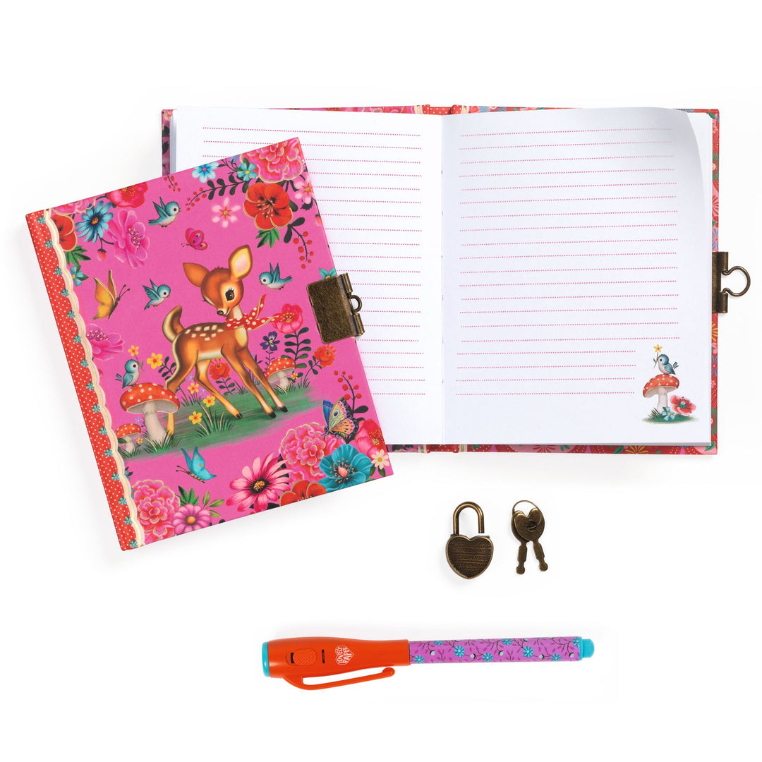 Djeco | Dagboekje met Geheimschriftpen | Fiona | 8+