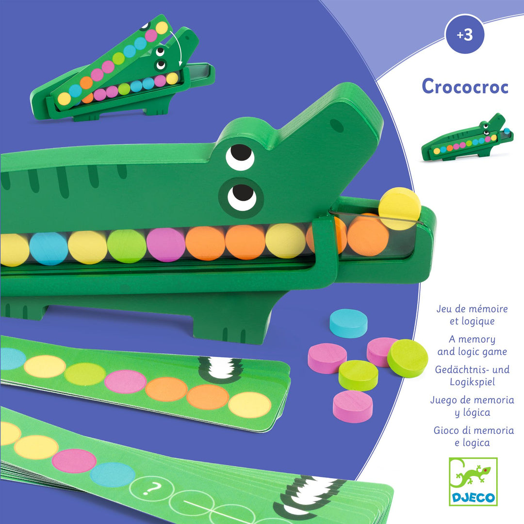 Djeco | Logicaspel | Crococroc | 3+ - voorkant van de verpakking