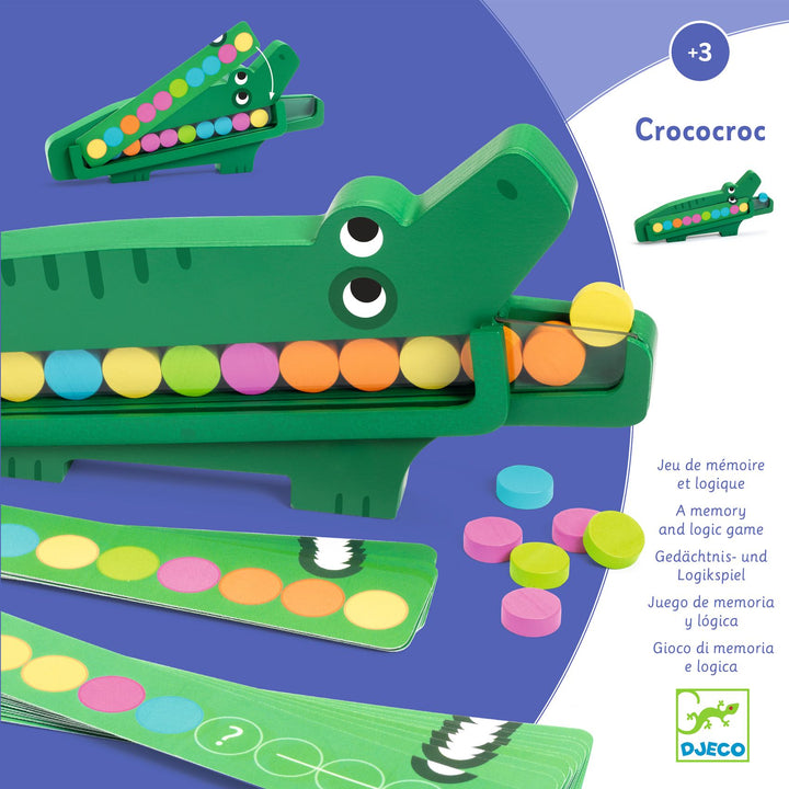 Djeco | Logicaspel | Crococroc | 3+ - voorkant van de verpakking