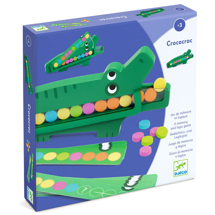 Djeco | Logicaspel | Crococroc | 3+ - productverpakking in perspectief