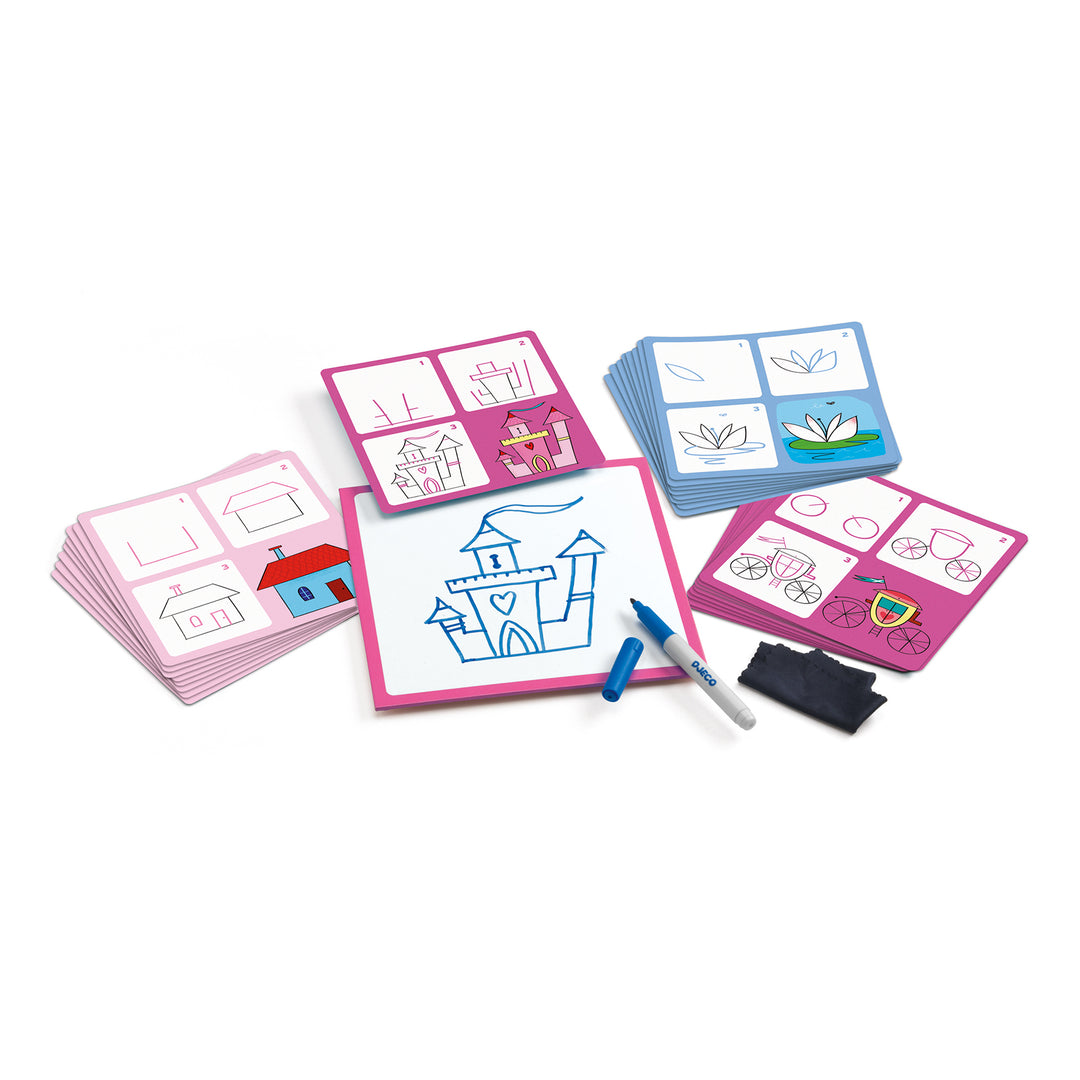 Djeco | Eduludo | Drawing Step by Step | Joséphine &amp; Co | 4-6 jaar
