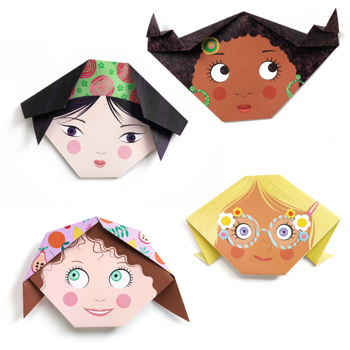 Djeco | Origami | Pretty Faces | 4-7 jaar
