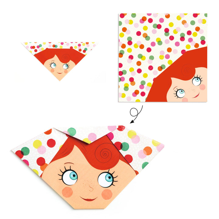 Djeco | Origami | Pretty Faces | 4-7 jaar