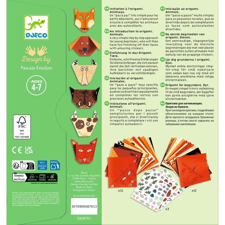 Djeco | Origami | Animals | 4-7 years