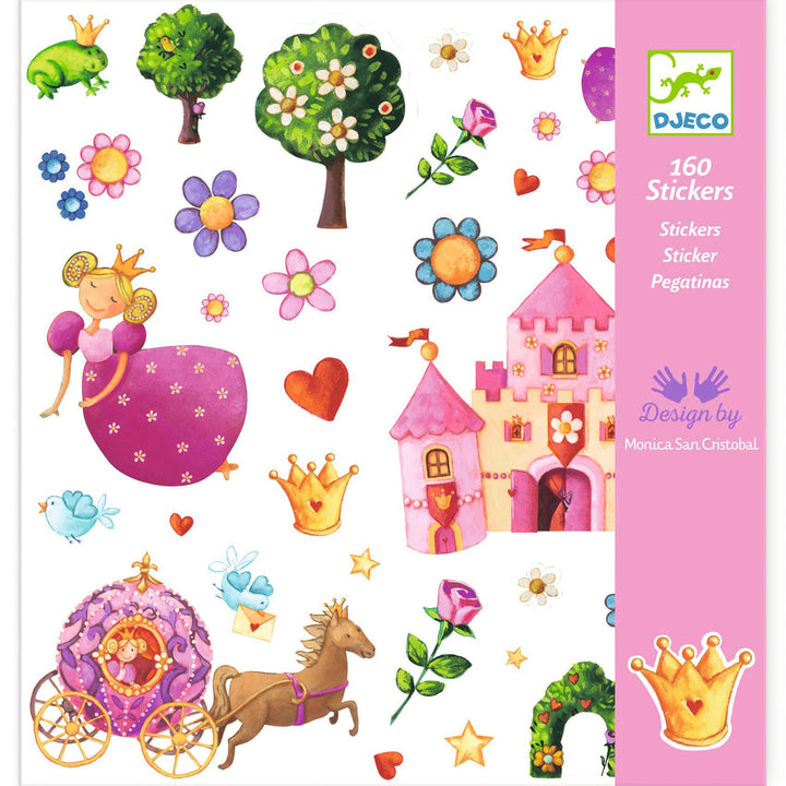 Djeco | Stickers | Princess Marguerite | 160 stuks | 4-7 jaar