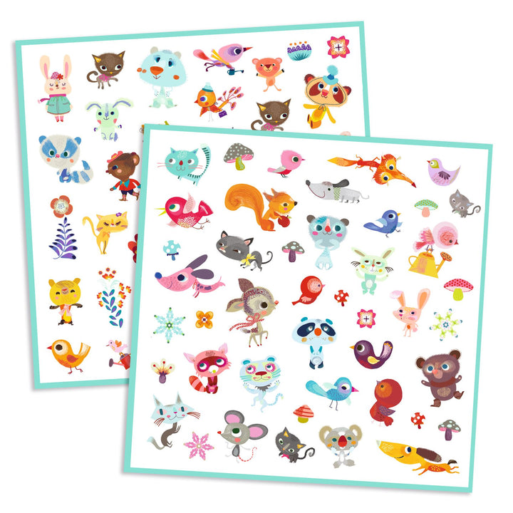 Djeco | Stickers | Little Friends | 160 stuks | 4-7 jaar