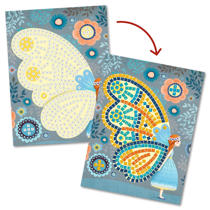 Djeco | Mozaïek | Butterflies | Vlinderfeeën | 5-8 jaar