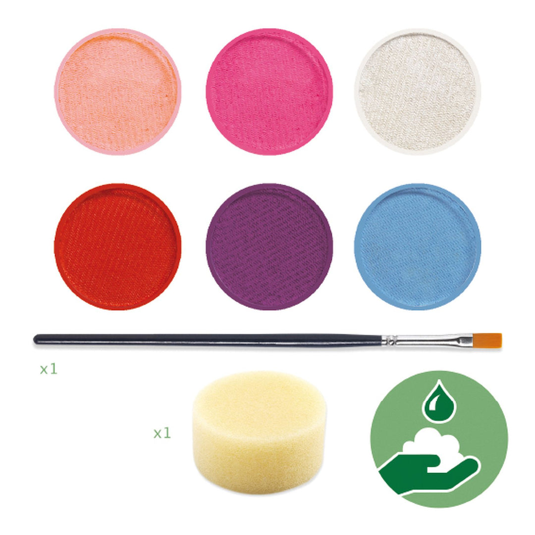 Djeco | Schmink | Palette 6 kleuren | Sweet | 3+