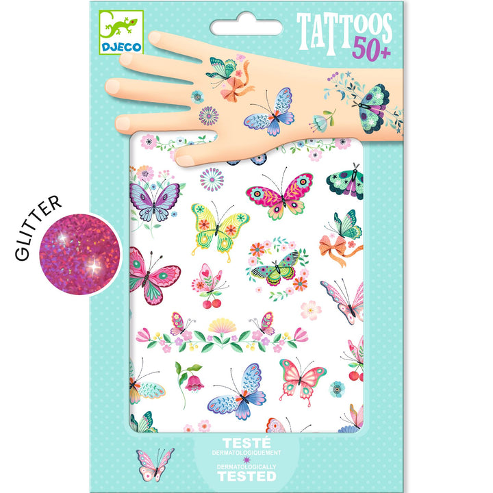 Djeco | Tattoos | Wonderbaarlijke Vlinders | 3+