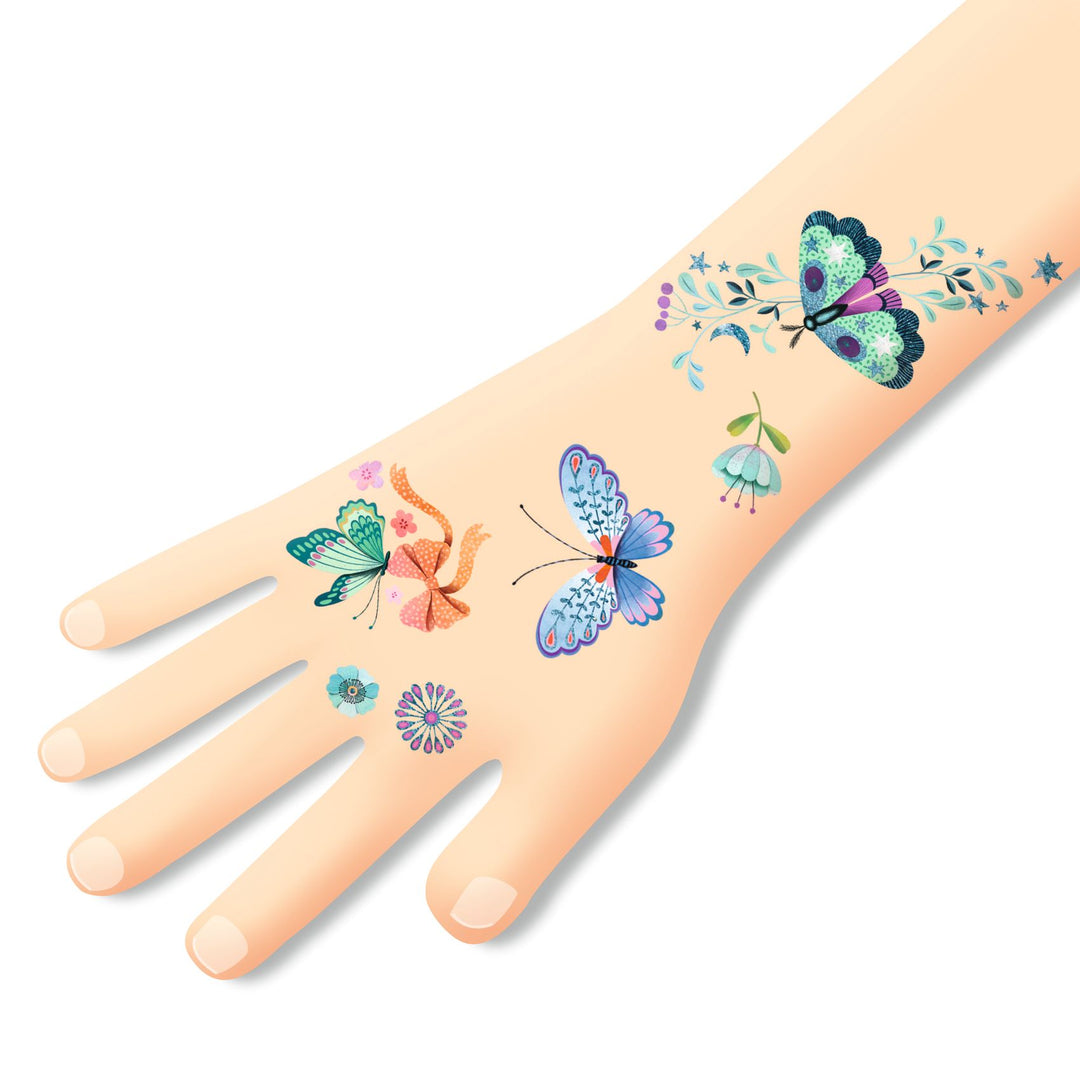 Djeco | Tattoos | Wonderbaarlijke Vlinders | 3+