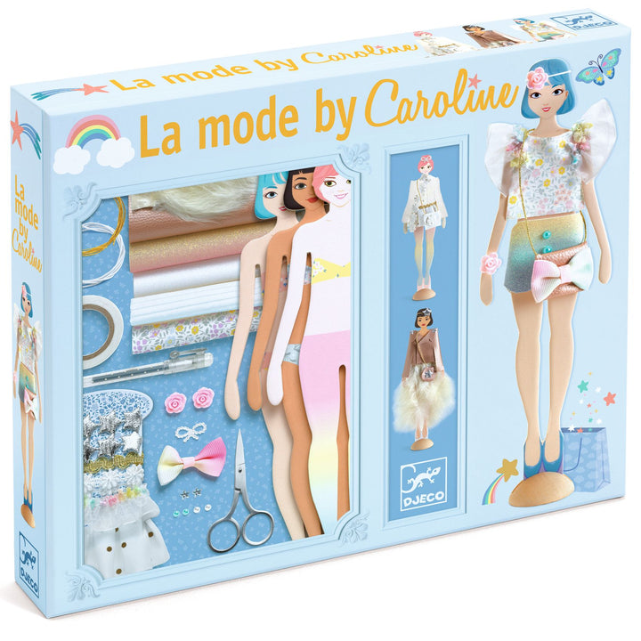 Djeco | Mode by Caroline | Modebox met echte stof | 7-12 jaar