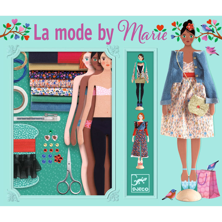 Djeco | Mode by Marie | Modebox met echte stof | 7-12 jaar