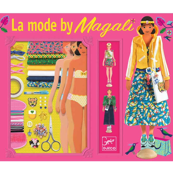 Djeco | Mode by Magali | Modebox met echte stof | 7-12 jaar