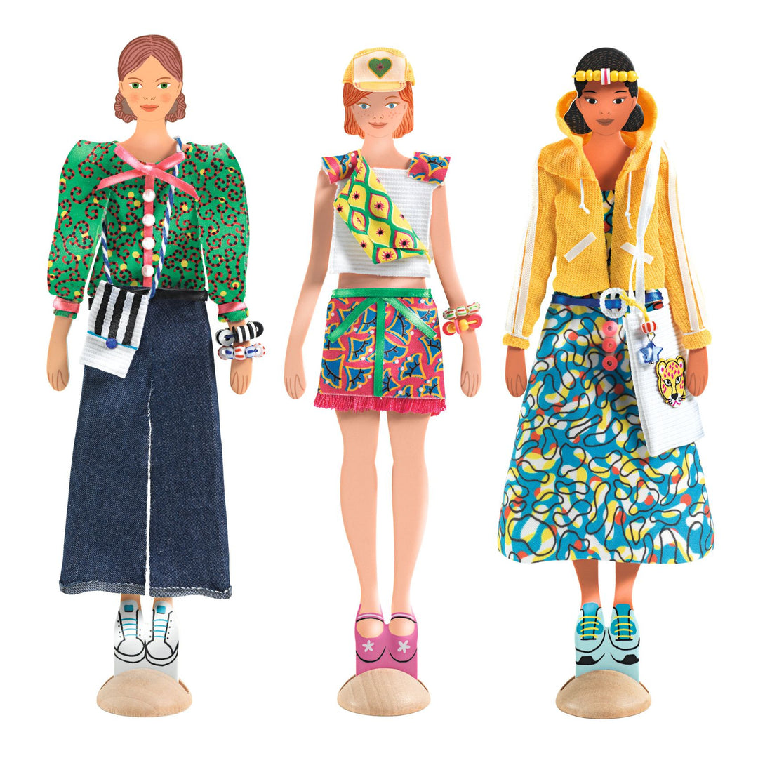 Djeco | Mode by Magali | Modebox met echte stof | 7-12 jaar