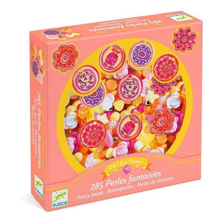 Djeco | Fancy Beads | Flowers | Acrylkralen | 6-10 jaar