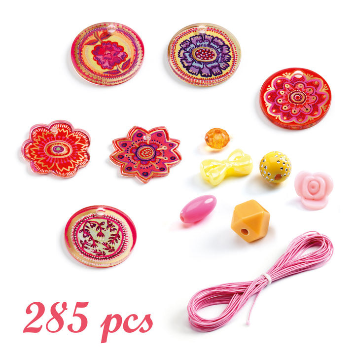 Djeco | Fancy Beads | Flowers | Acrylkralen | 6-10 jaar