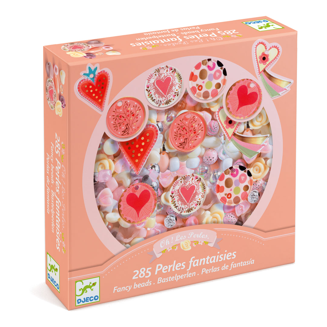 Djeco | Fancy Beads | Hearts | Acrylkralen | 6-10 jaar