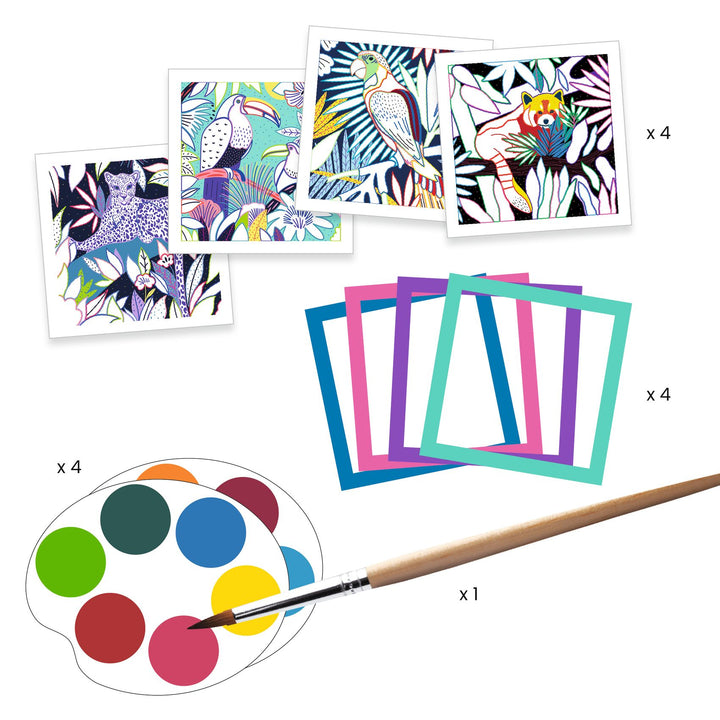 Djeco | Watercolour painting | Selva | 5-8 years - second detail of the contents