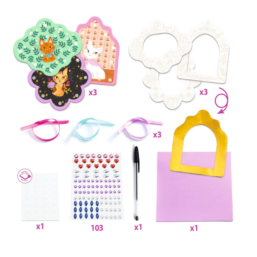 Djeco | Embossing | Portrait gallery | 6-10 years - second detail of the contents