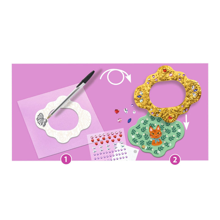 Djeco | Embossing | Portrait gallery | 6-10 years - third detail of the contents