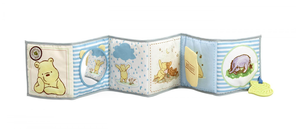 Rainbow Design | Winnie the Pooh | Stoffen Boekje | Unfold & Discover | 14,5 x 1 x 7,35 cm | 0+
