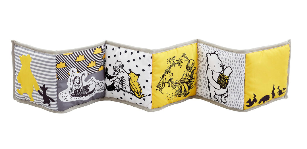 Rainbow Design | Winnie the Pooh | Stoffen Boekje | Unfold &amp; Discover | 14,5 x 1 x 7,35 cm | 0+