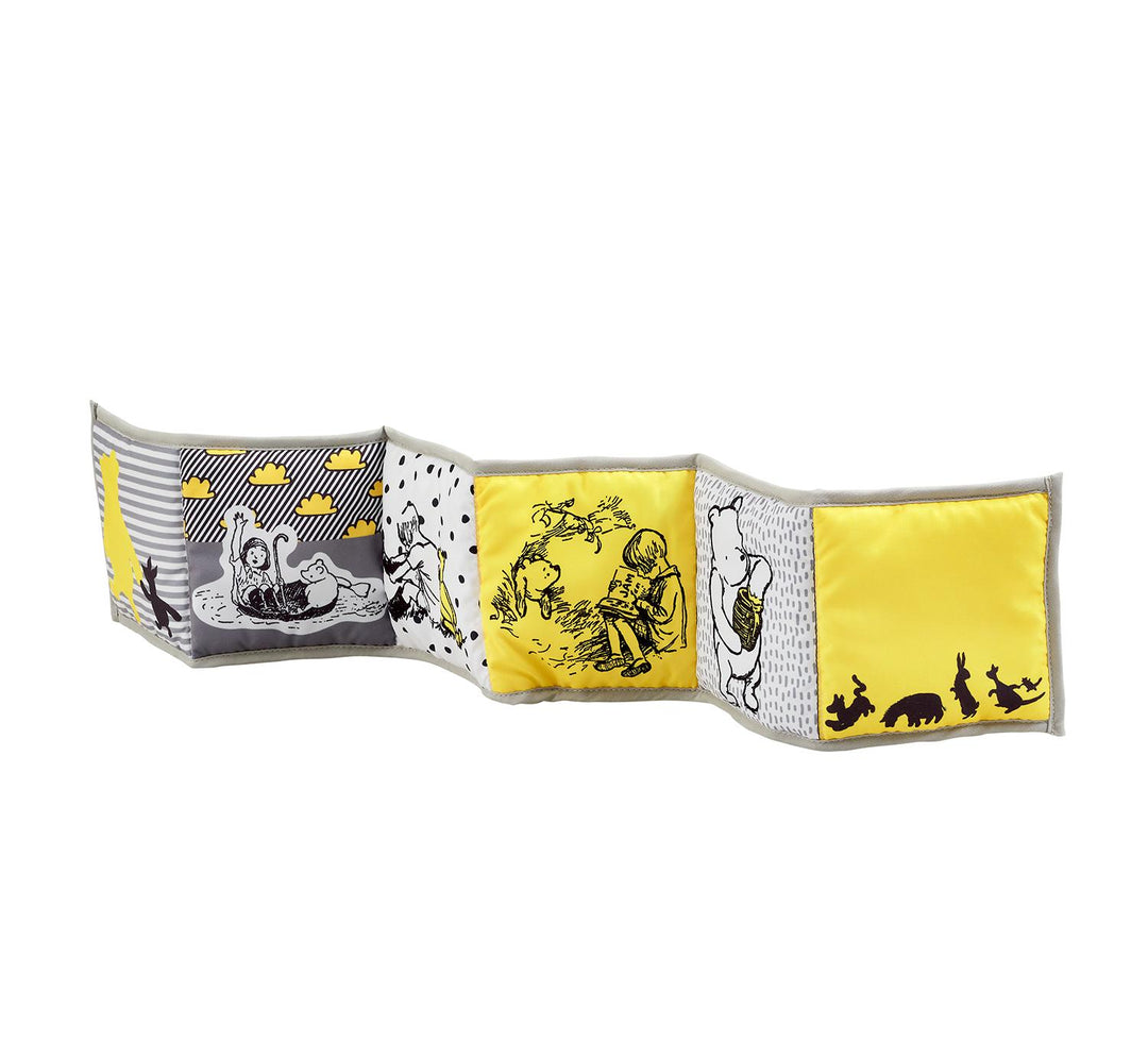 Rainbow Design | Winnie the Pooh | Stoffen Boekje | Unfold &amp; Discover | 14,5 x 1 x 7,35 cm | 0+
