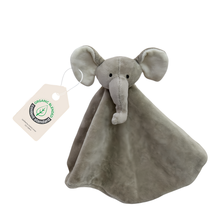 Cute by Felix knuffeldoekje Elvis de olifant met biologisch katoen