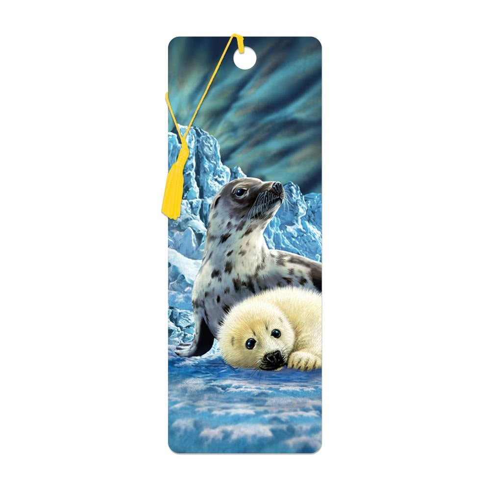 Live Life 3D-boekenlegger Harp Seals