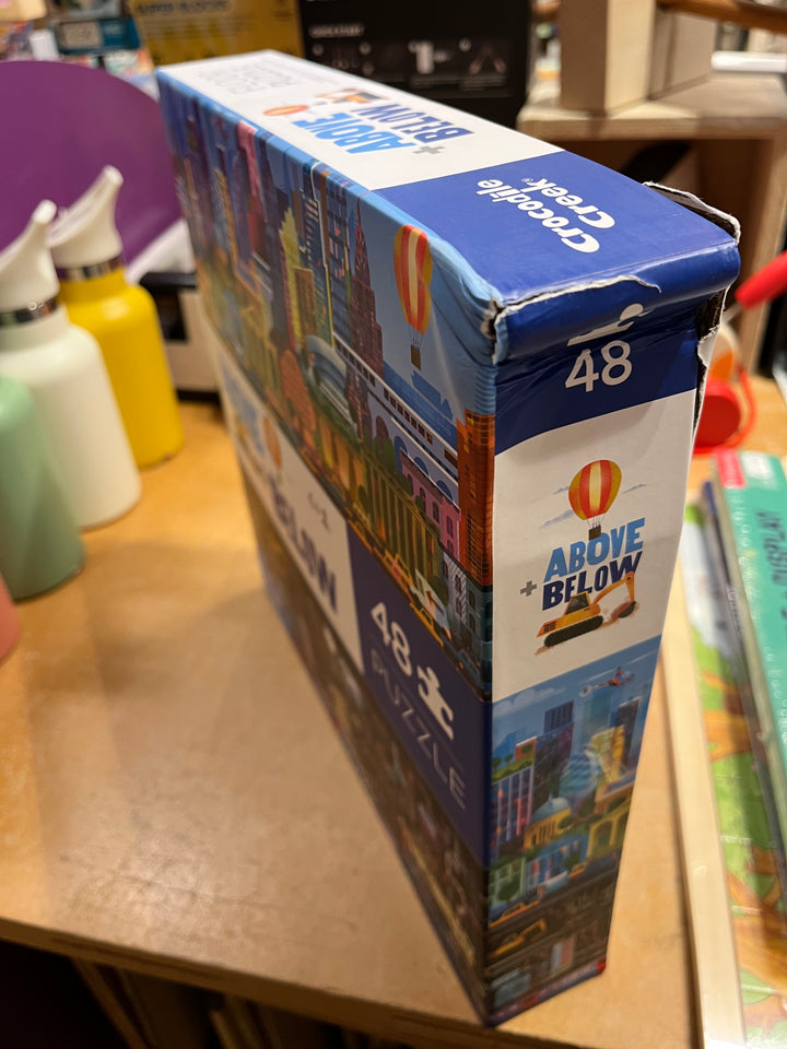 Crocodile Creek | Puzzle | Above &amp; Below | City | 48 Pieces | 4+