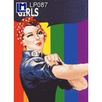 Lenticular Moving Card | Girls, Kick Ass!