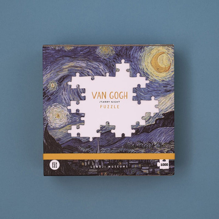 Front of the Londji box for the Van Gogh Starry Night puzzle