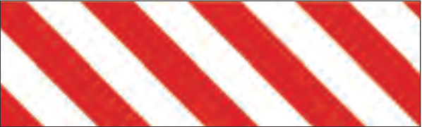 Muster des mt Washi-Tapes Stripe red: diagonale rote und weiße Streifen