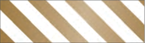 Muster des mt Washi-Tapes Stripe gold 2: diagonale goldfarbene und weiße Streifen