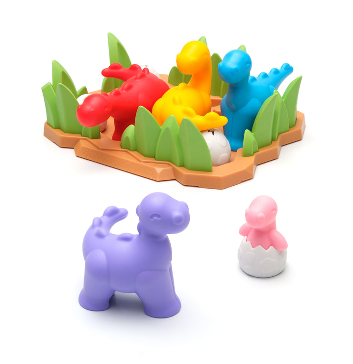 Plateau Tiptoe Dino avec dinosaures et pièces séparées