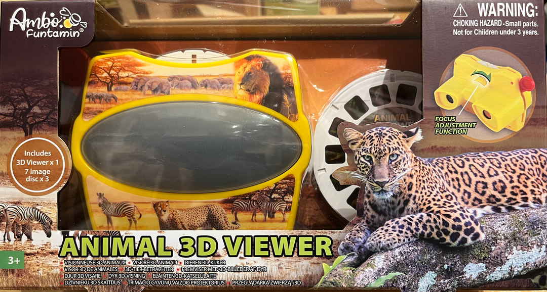 AMBO | 3D Viewer | Wild Animals | 3 Discs with 21 Images | 3+