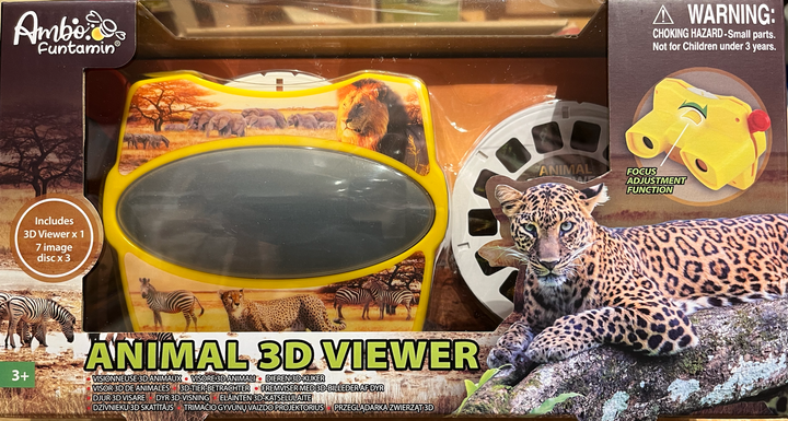 AMBO | 3D Viewer | Wild Animals | 3 Discs with 21 Images | 3+
