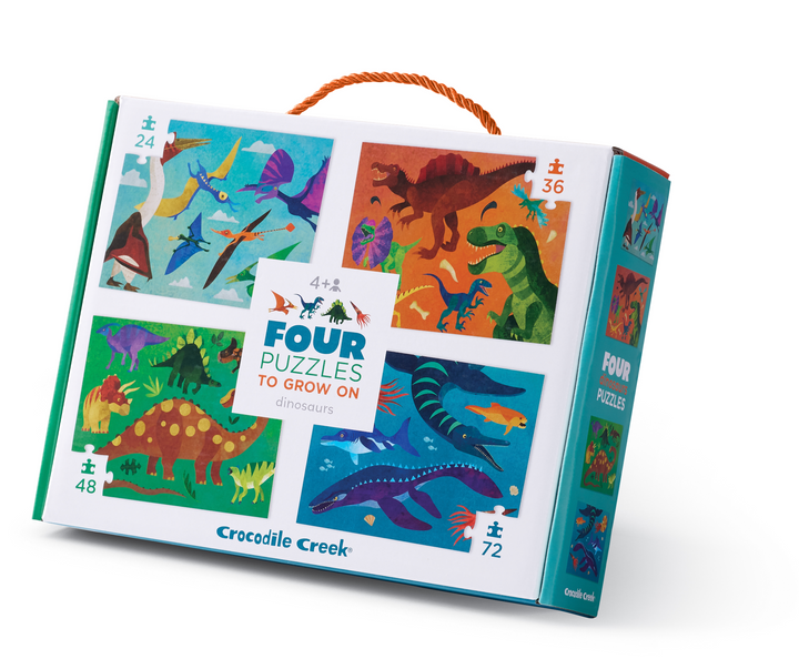 Crocodile Creek | Puzzle | Four Puzzles | Dinosaurs | 4+