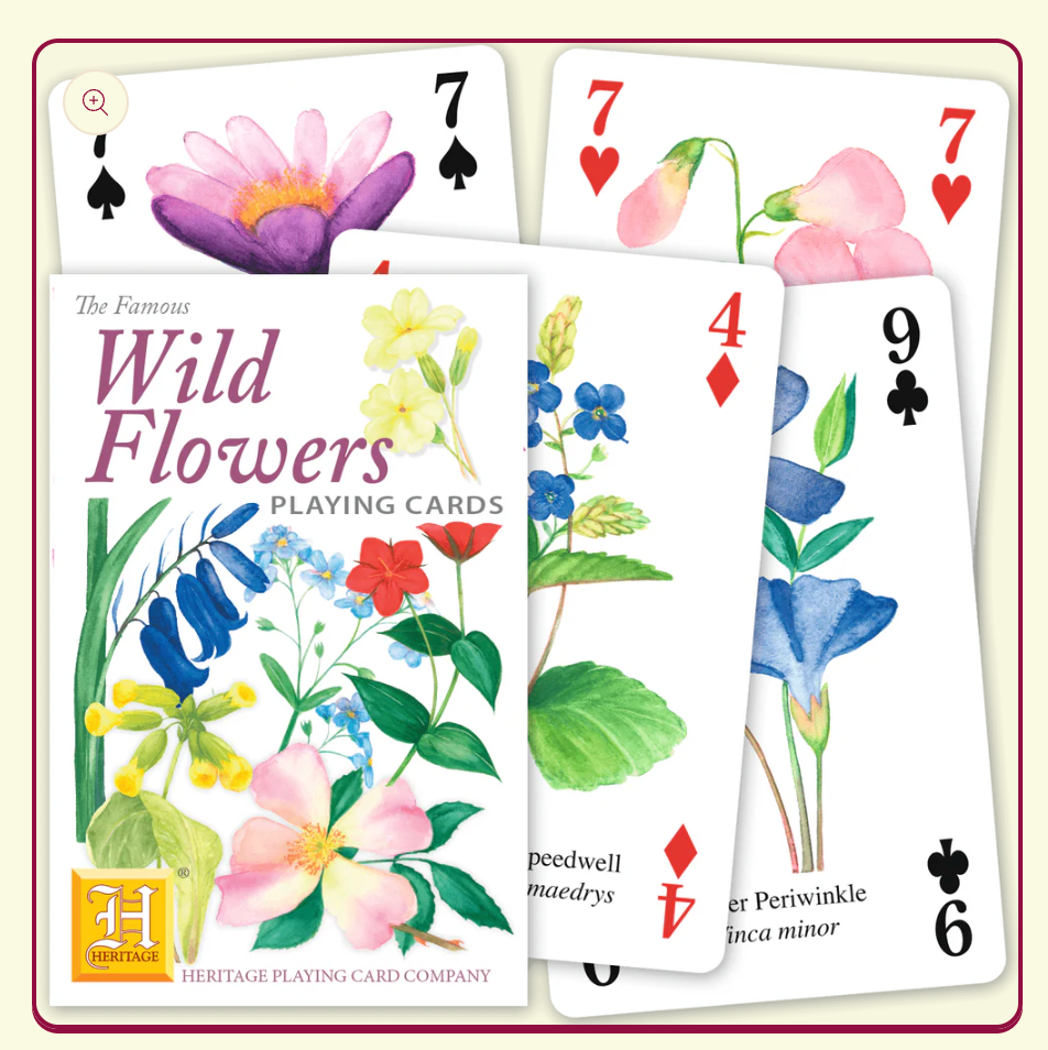Heritage Playing Cards | Speelkaarten | Wild Flowers