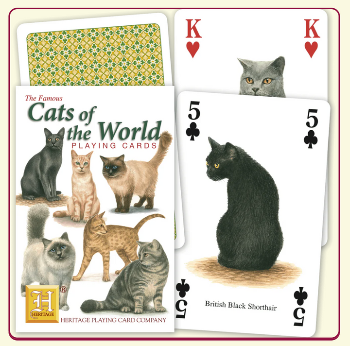 Heritage Playing Cards | Speelkaarten | Cats Of The World
