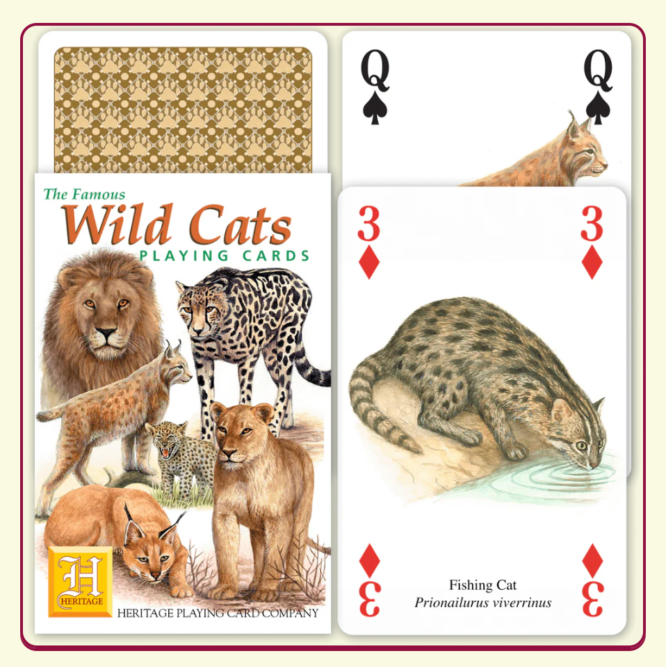 Heritage Playing Cards | Speelkaarten | Wild Cats