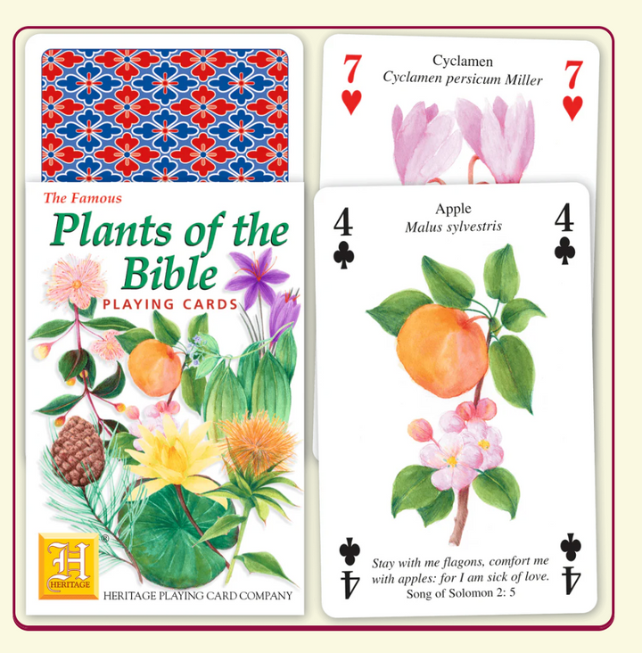 Heritage Playing Cards | Speelkaarten | Plants of the Bible
