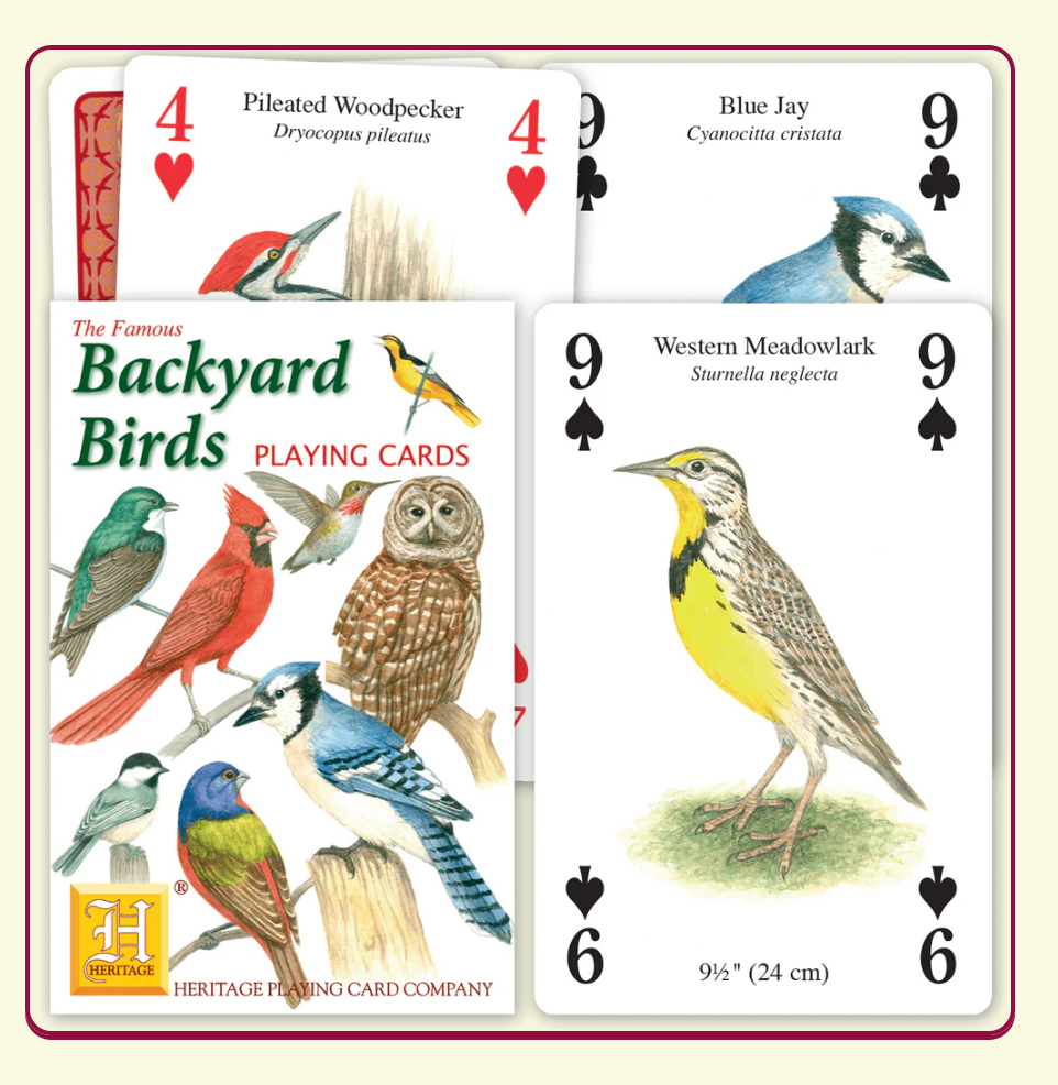 Heritage Playing Cards | Speelkaarten | Backyard Birds