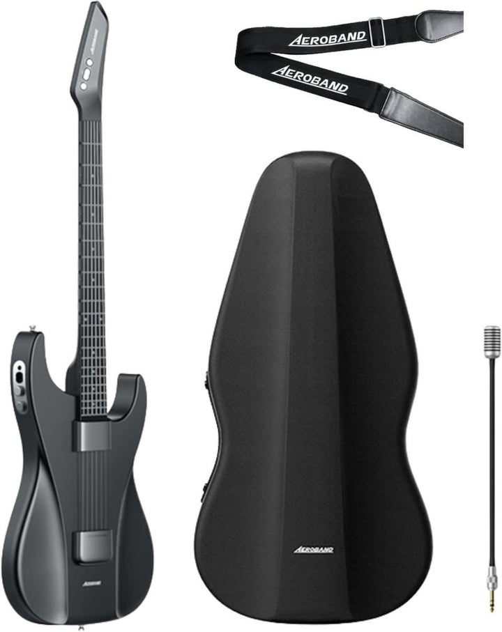 AeroBand Smart Gitaar – Ingebouwde Speaker - Bluetooth Elektronische Gitaar met Case, Strap &amp; Mic – Muziekinstrument Set - 8 - 108 - Kleine Eland