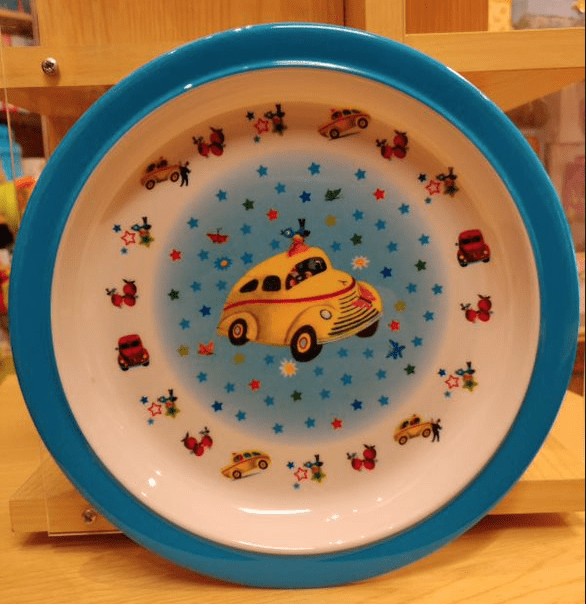 Albert Heijn | Gouden Boekjes | Bord | de Gele Taxi | 21,5 cm - Kleine Eland