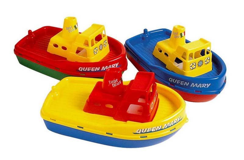 Androni | Queen Mary | Plastic Boot met Tuut Tuut geluid | 39 cm | 2+ - Kleine Eland
