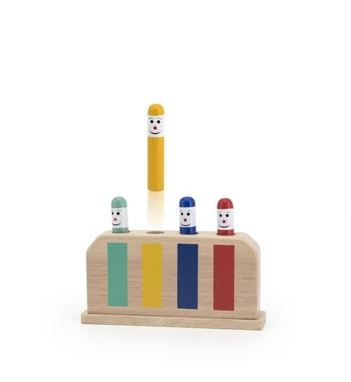 Asa Toys | Houten Pop - up Toy | 16,5 x 4 x 11,5 cm | 1+ - Kleine Eland